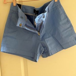 Blue, J.crew Chino shorts with a 4” inseam. Never worn!